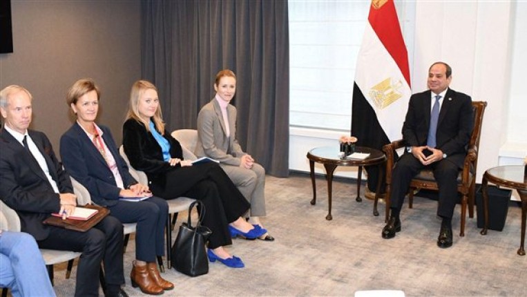 السيسي يلتقي كالاس ويشدد على تثبيت وقف إطلاق النار في غزة